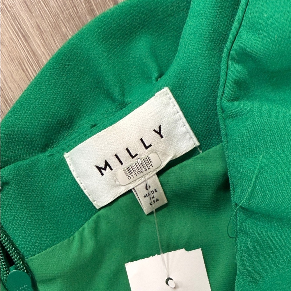 ❄️🌷Milly Vibrant Green Dress - Picture 2 of 3